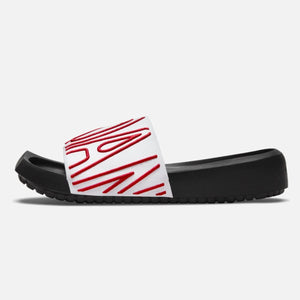 Air Jordan Nola Slides White Gym Red