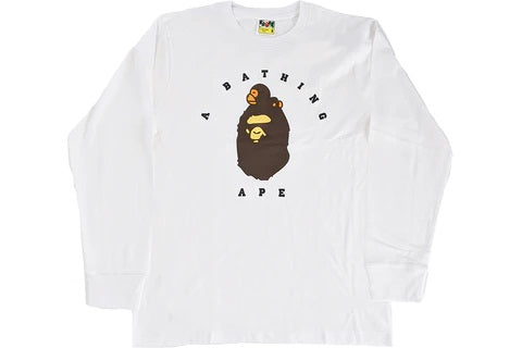 BAPE New Year 2021 Premium Milo Longsleeve White