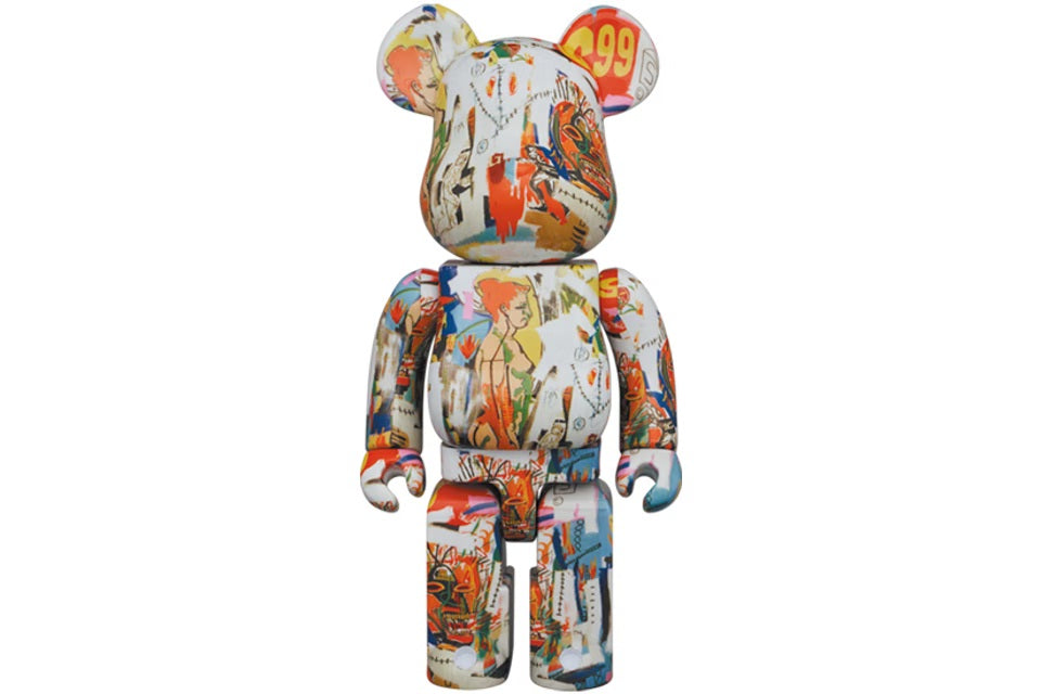 Bearbrick Andy Warhol x JEAN-MICHEL BASQUIAT #4 100% & 400% Set