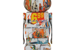 Load image into Gallery viewer, Bearbrick Andy Warhol x JEAN-MICHEL BASQUIAT #4 100% &amp; 400% Set
