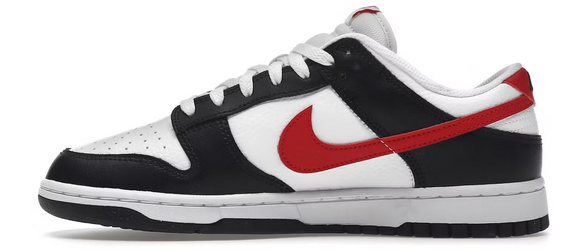 Nike Dunk Low Retro Red Swoosh Panda