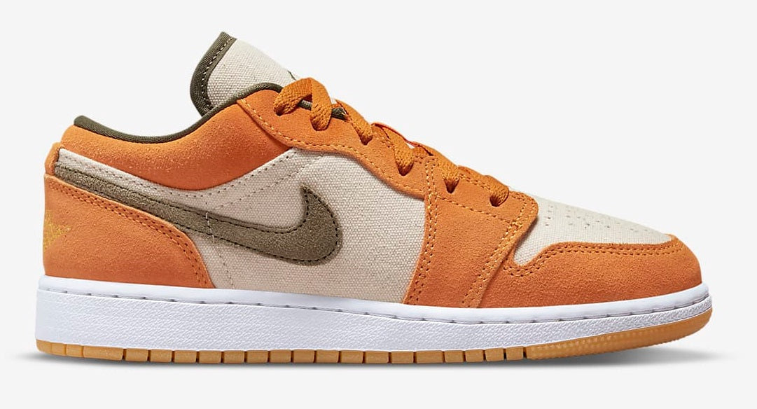 Jordan 1 Low Orange Olive