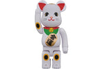 Load image into Gallery viewer, Bearbrick Maneki Neko Money 400%White
