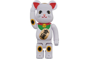 Bearbrick Maneki Neko Money 400%White