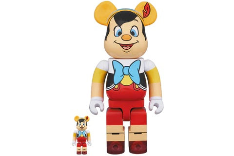 Bearbrick x Disney Pinocchio 100% & 400% Set