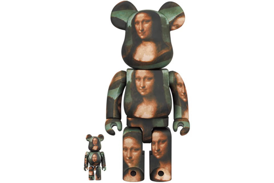 Bearbrick Mona Lisa Overdrive 100% & 400% Set