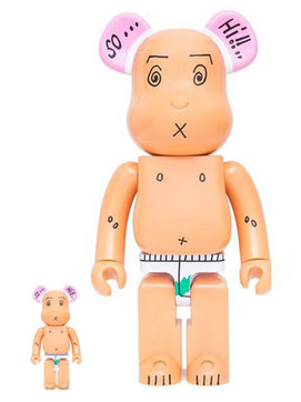 Bearbrick The 3125C x OBJECTIVE x Medicom Toy “EDC” Clot Edison Chen 100% & 400% Set