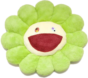 Takashi Murakami Flower Plush 30CM Bright Green/Light Yellow