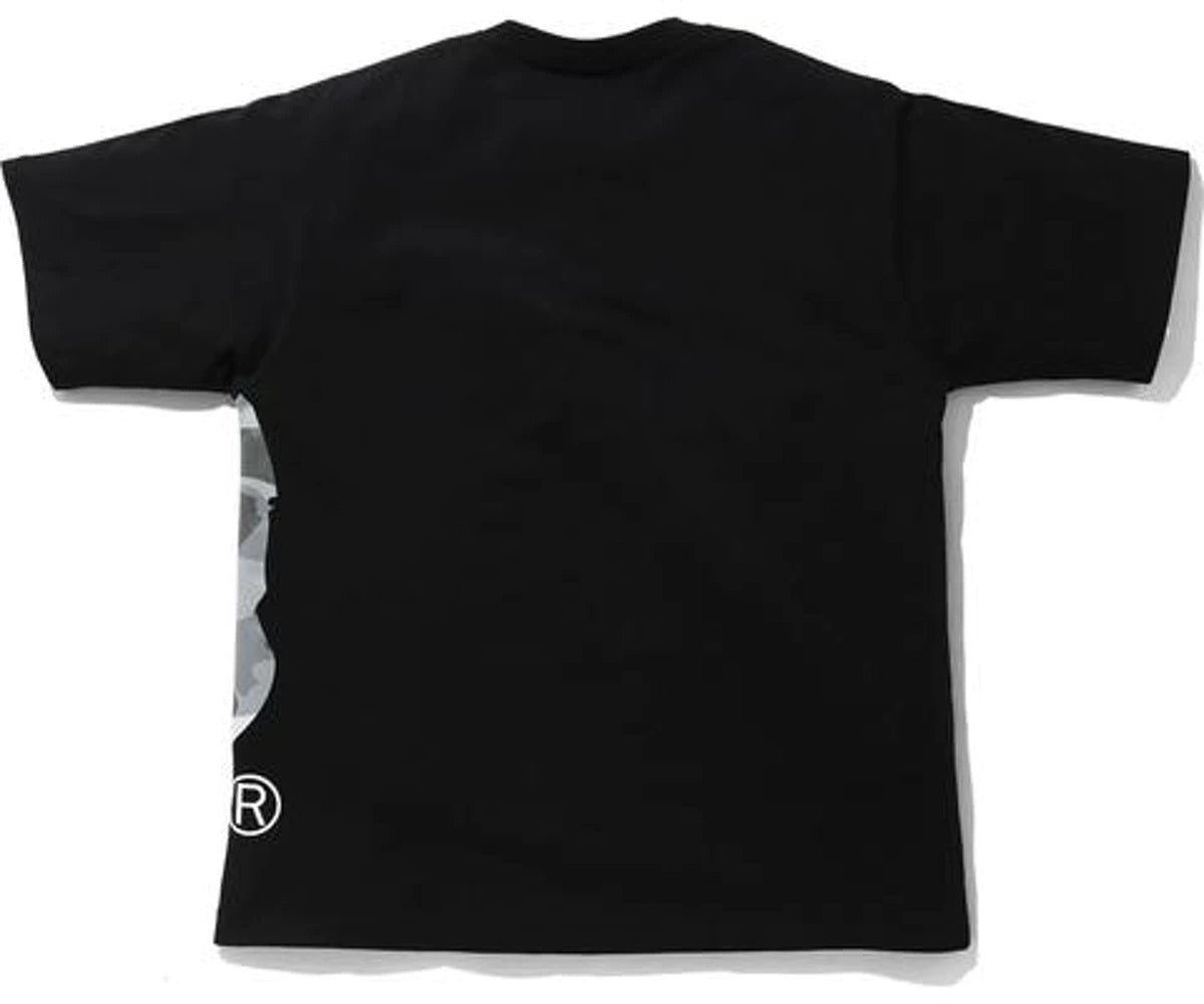 BAPE Color Camo Side Big Ape Head Relaxed Tee Black/Gray