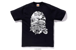 BAPE x Marvel Comics Captain America Tee Black