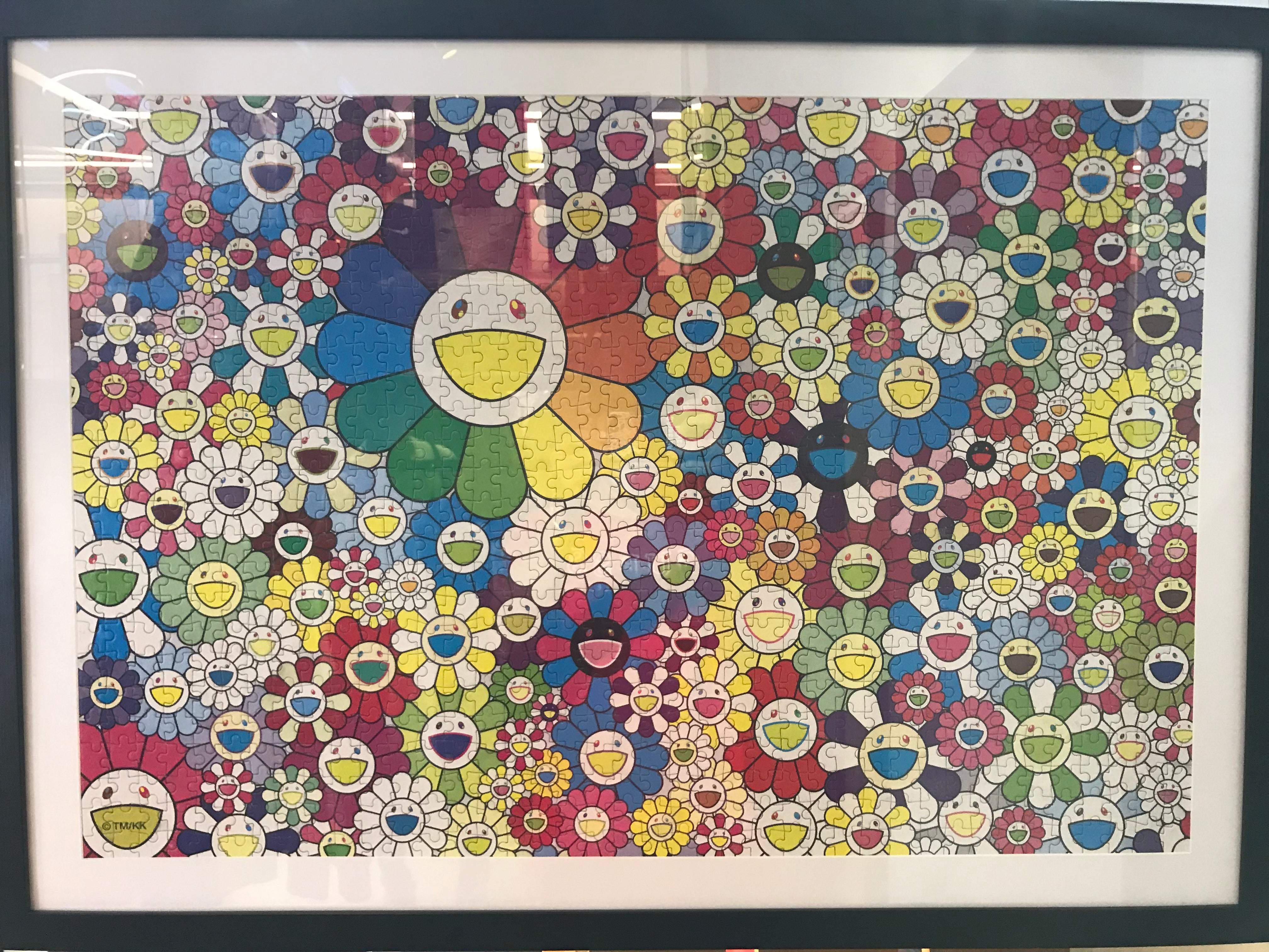 MURAKAMI PUZZLE FRAMED