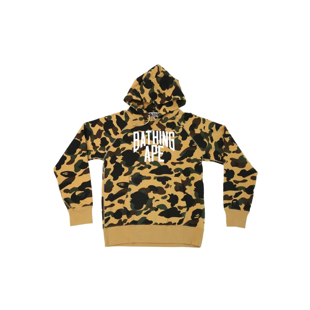 BAPE 1ST CAMO NY LOGO PULLOVER HOODIE (YELLOW)