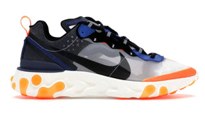 Nike React Element 87 Thunder Blue/Total Orange