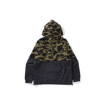 Load image into Gallery viewer, Bape Green Camo Black Nylon Hoodie
