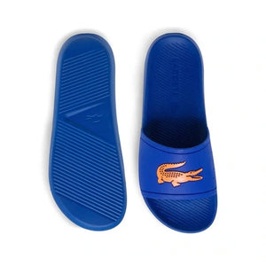 Lacoste Croco Slide Blue Orange