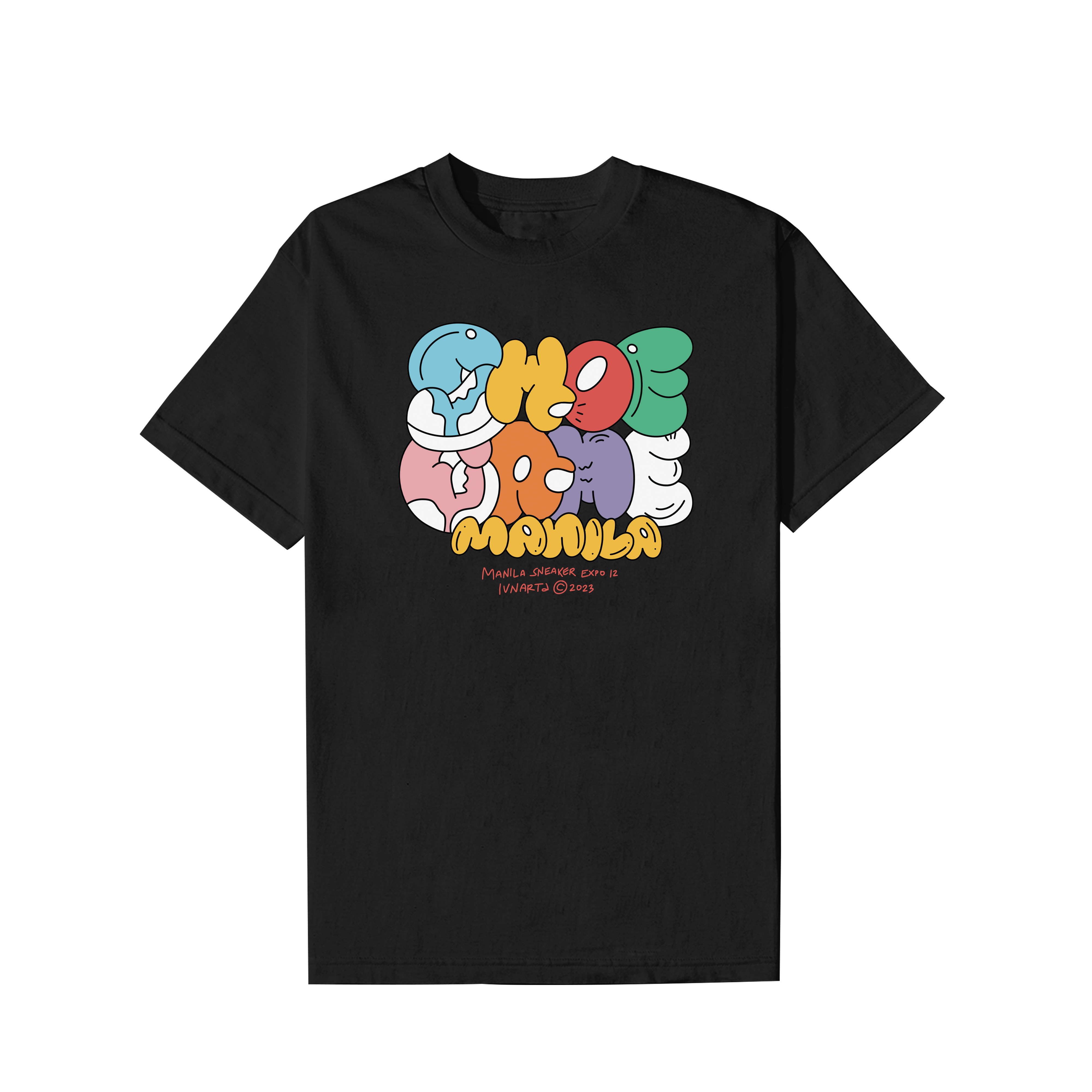 SGM 'Doodle' by Ivnarts TEE BLACK