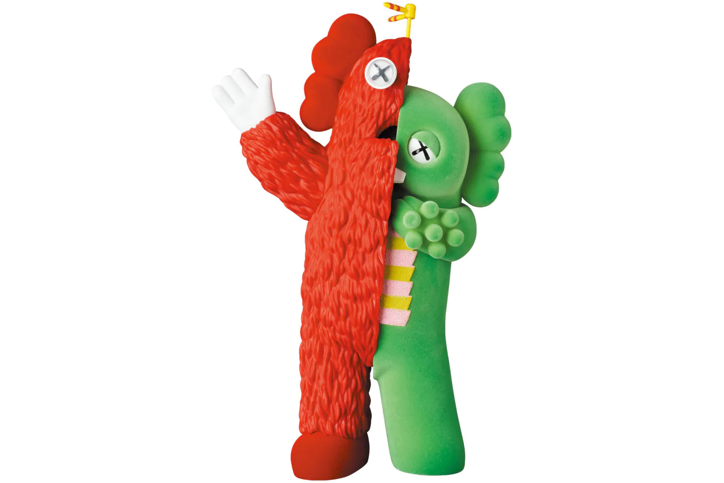 KAWS KACHAMUKKU Vinyl Figure Green/Red