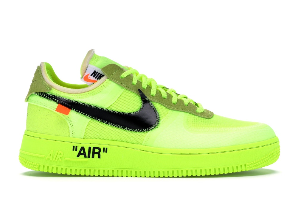 Nike Air Force Low Off-White Volt – shoegamemanila