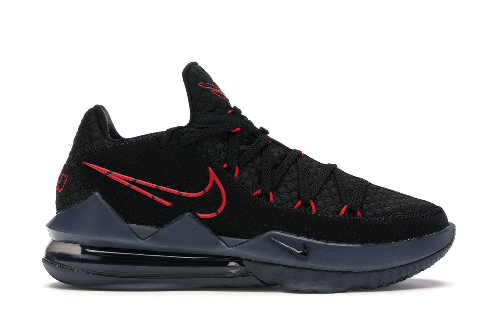 Nike LeBron 17 Low Black Red Dark Grey