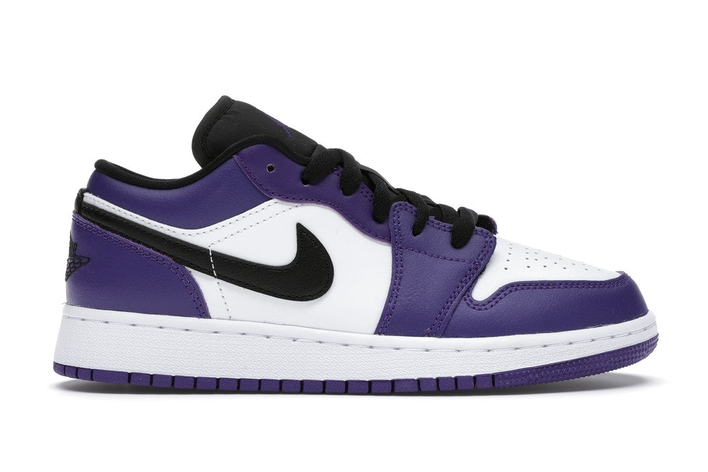 Jordan 1 Low Court Purple White (GS)