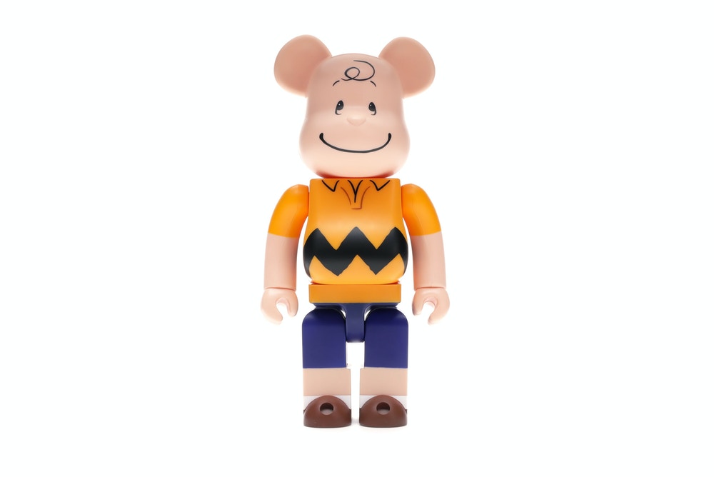 Bearbrick Charlie Brown 400% Yellow