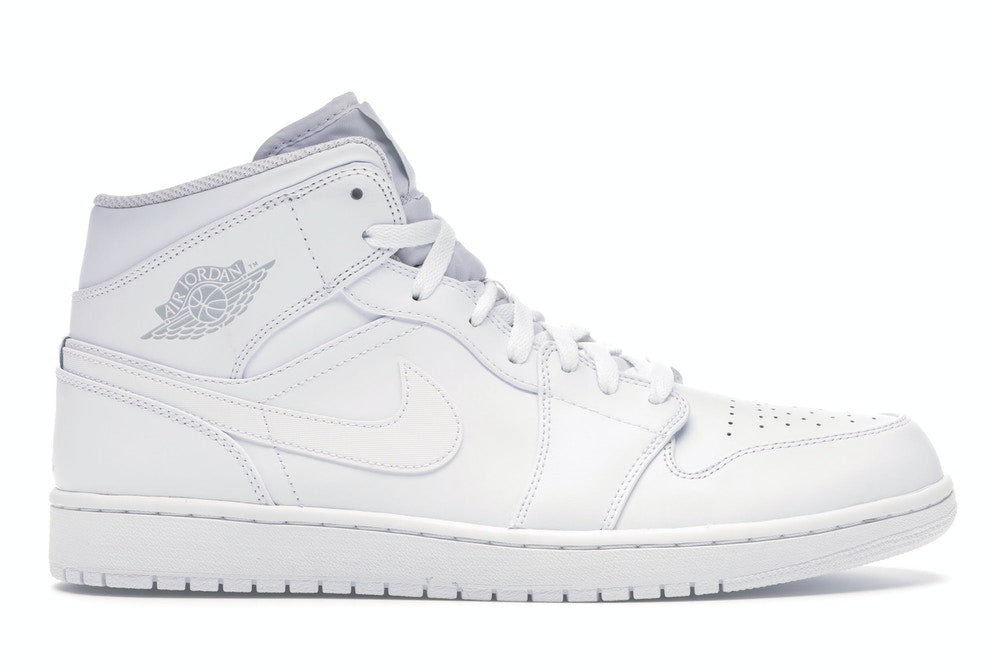 Jordan 1 Mid White/Pure Platinum