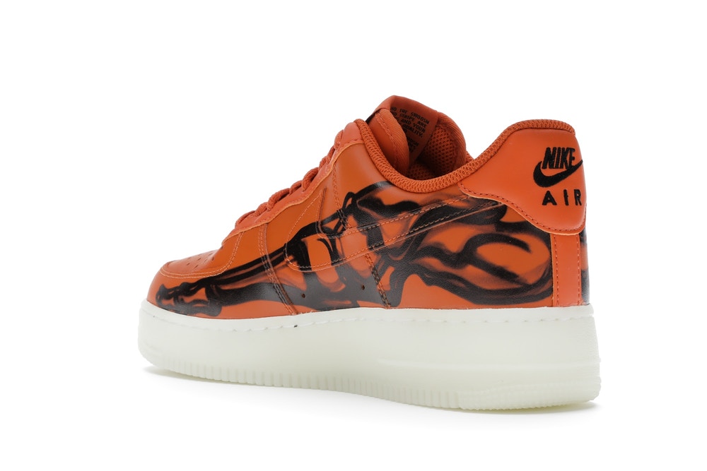 Nike Air Force 1 Low Orange Skeleton