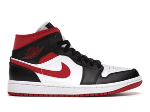 Jordan 1 Mid Gym Red Black White