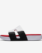 Load image into Gallery viewer, Hydro 8 Retro Slide White Black Fire Red

