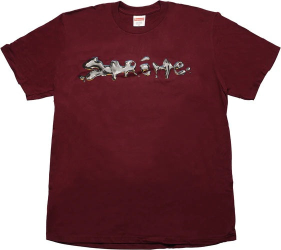 Supreme Liquid Tee Burgundy
