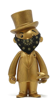 Monopoly x Switch x Bait Mr. Pennybags Vinyl Figure Gold