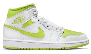 Jordan 1 Mid White Lime (W)