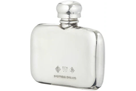 Supreme Pewter Mini Flask Silver