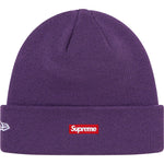 Load image into Gallery viewer, Supreme / New Era / Swarovski S Logo Beanie Purple
