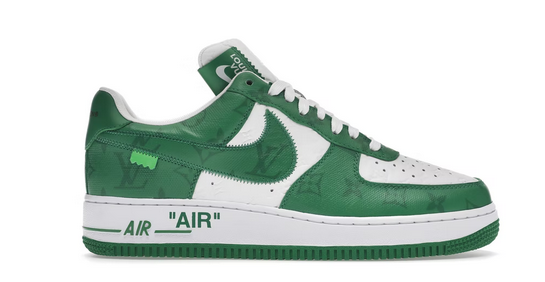 Louis Vuitton Nike Air Force 1 Low By Virgil Abloh White Green