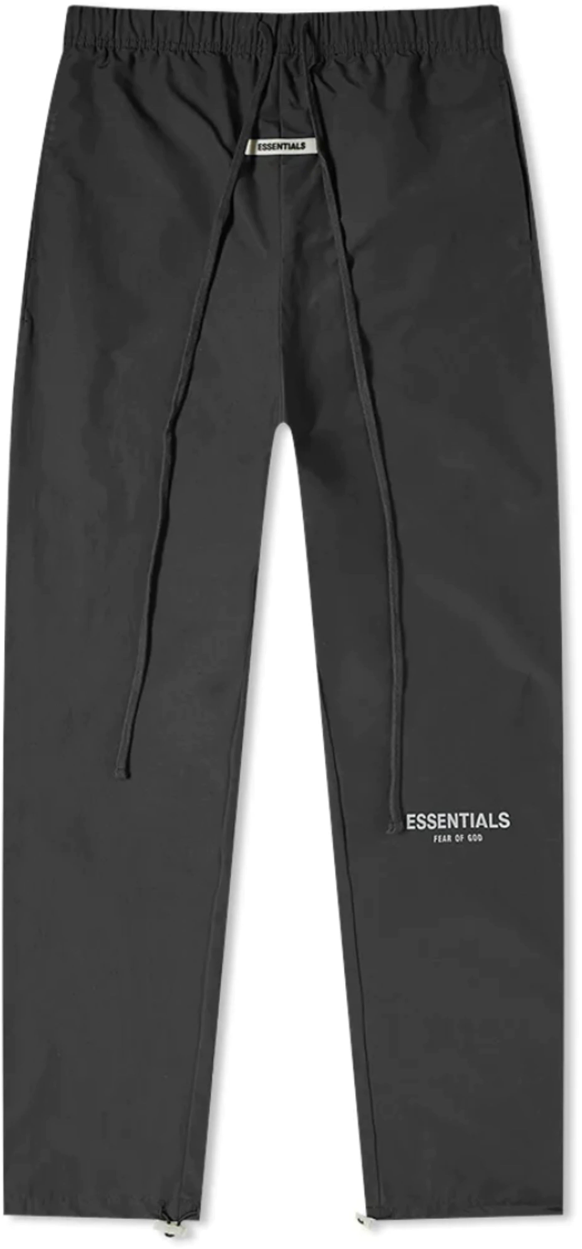 FEAR OF GOD ESSENTIALS Nylon Track Pants Black