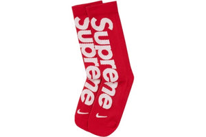 Supreme Nike Lightweight Crew Socks Red