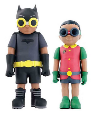 Hebru Brantley Flynamic Duo 89' - Batboy & Sparrow Set of 2 Sculptures