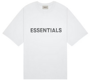 Fear of God Essentials Boxy T-Shirt Applique Logo White