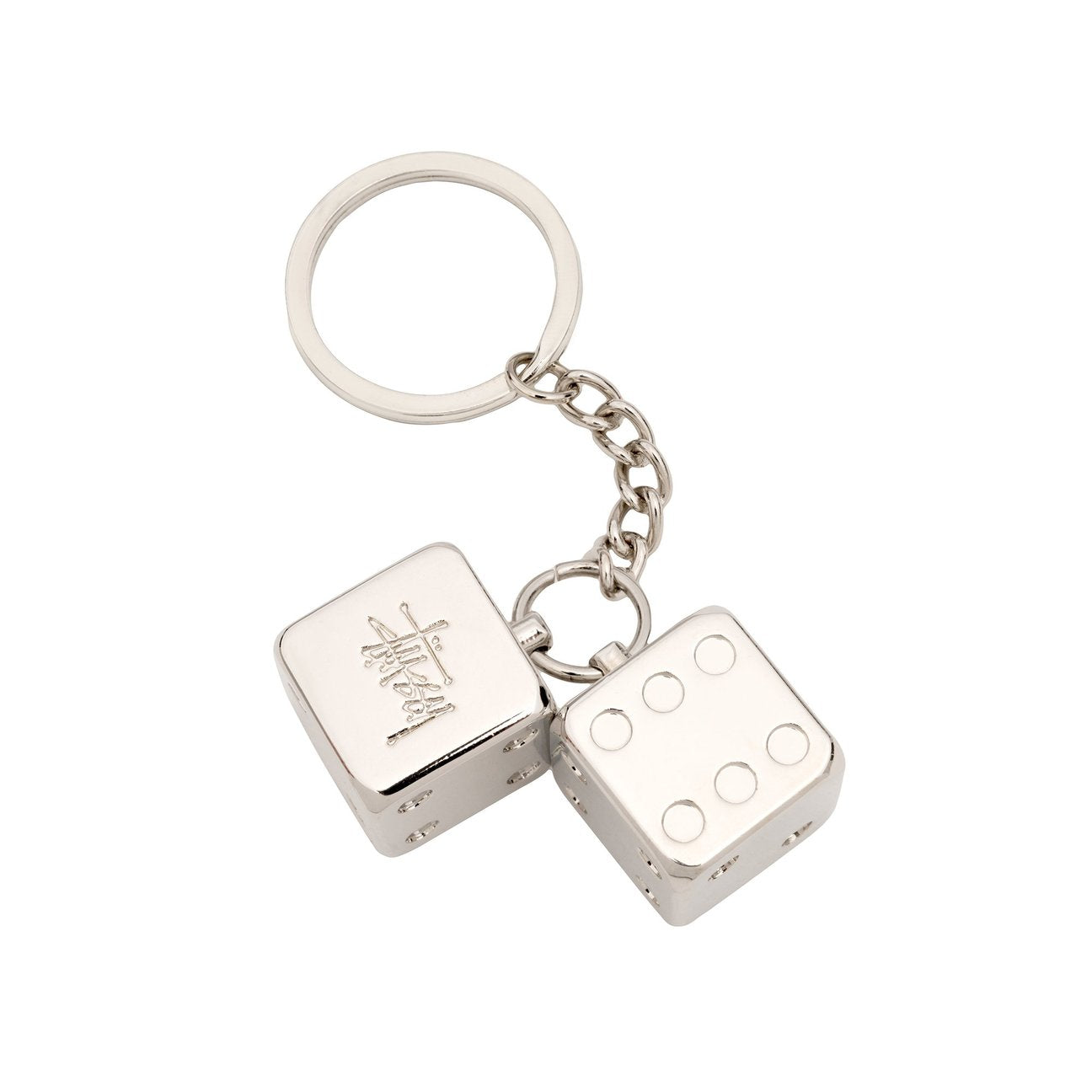 METAL DICE KEYCHAIN