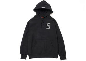 Supreme Swarovski S Logo Hooded Sweatshirt Black