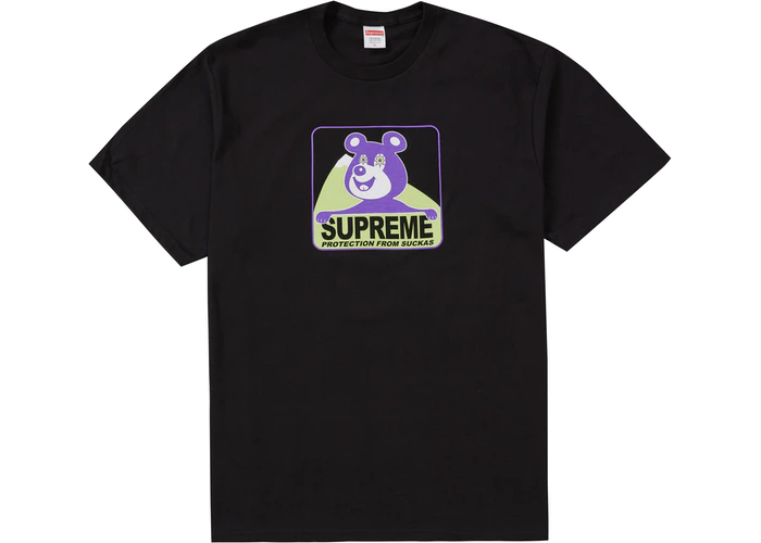 Supreme Bear Tee Black