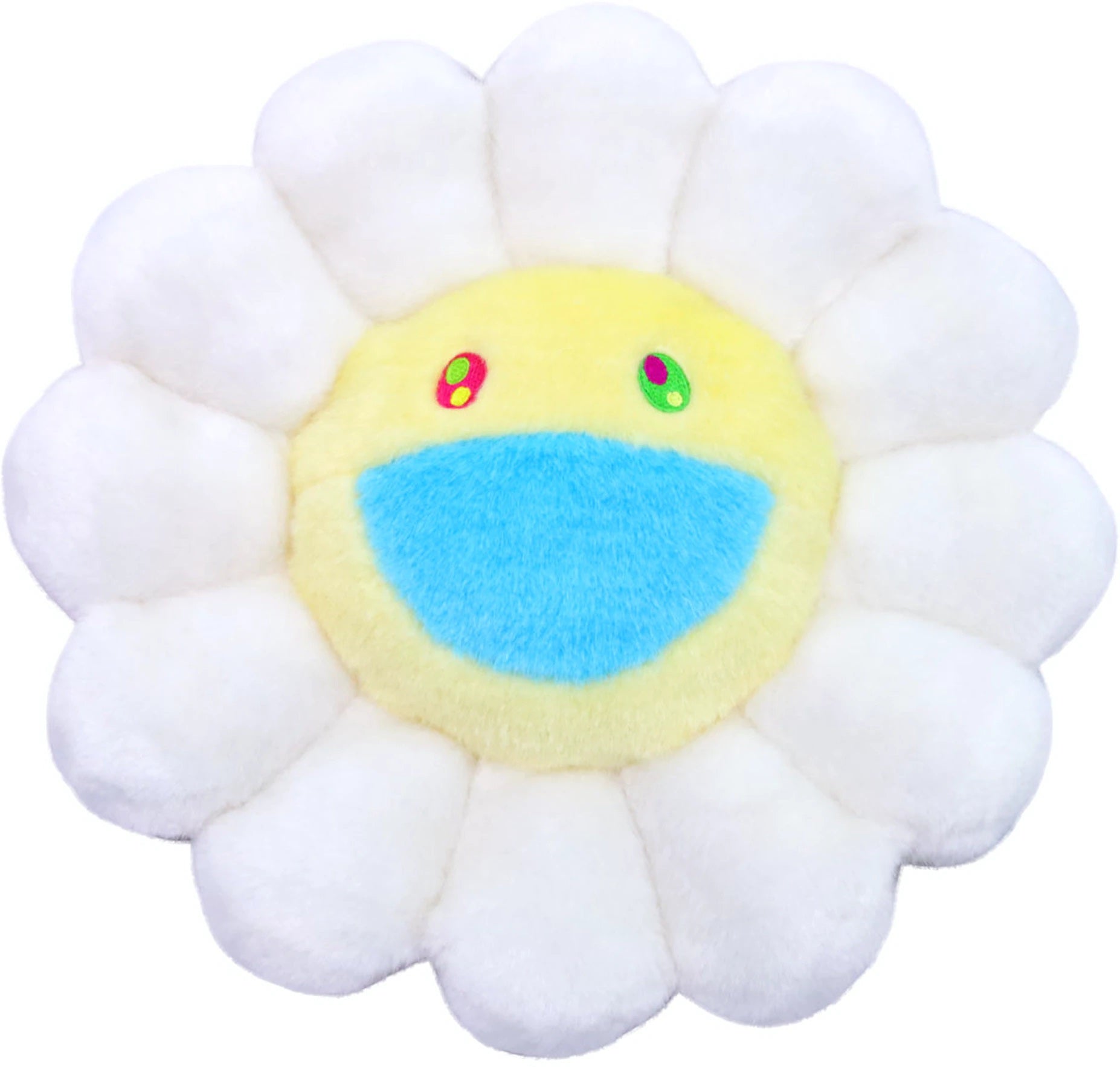 Takashi Murakami Flower Plush 30CM White/Yellow